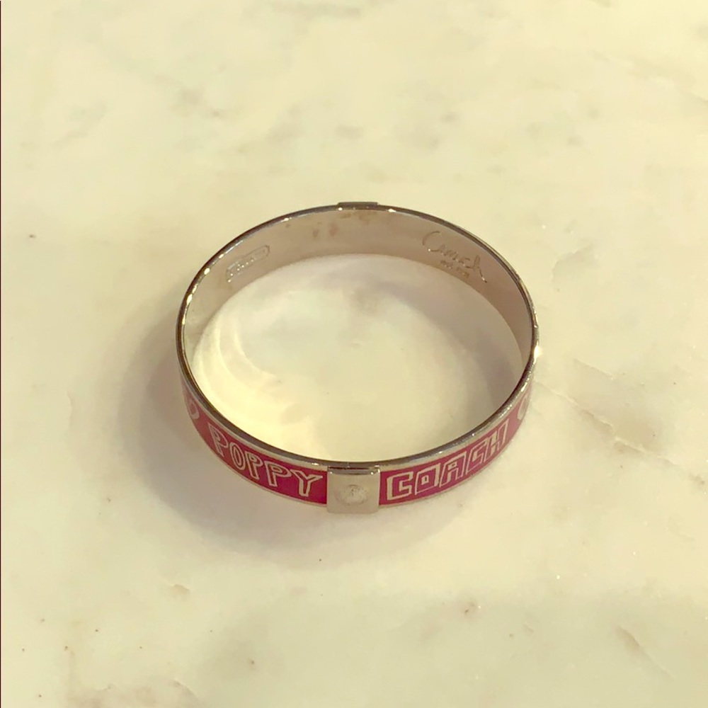 Coach poppy bangle bracelet